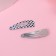 Invisibility for hair "Baby" (set 12 pcs) peas, 3 cm, black and white