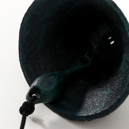 Bell Souvenir Cast iron "Fluffy leaves" Patina 24x11.5x28.5 cm-3
