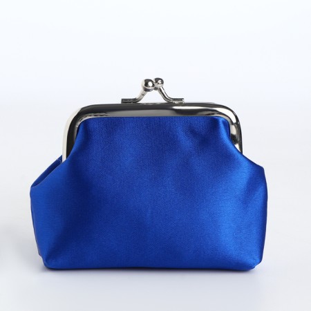 Women's wallet on the farmar, blue color-1