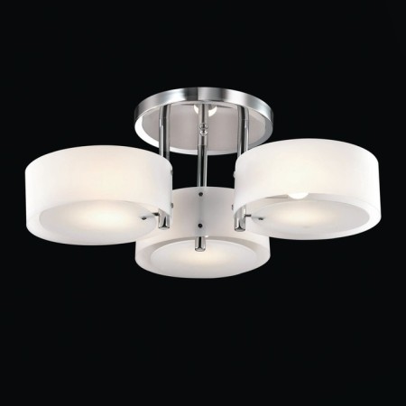 Ceiling EVOLUCE lamp. SL483.502.03. Foresta. 3x60 watts, E27, 60x60x20 cm, chromium color-1