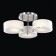 Ceiling EVOLUCE lamp. SL483.502.03. Foresta. 3x60 watts, E27, 60x60x20 cm, chromium color