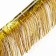Garland "rain" with sticky tape, 2 meters, gold color