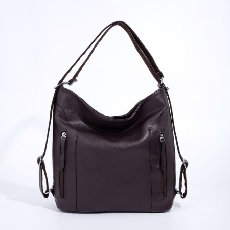 Love bag with lightning, brown color