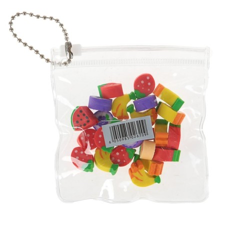 A set of figured erasers 24 pieces, in a package in ZIP-MOLSIA, mix-1