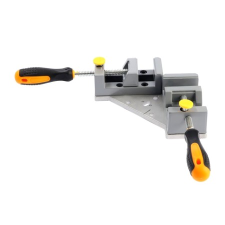Corner striped reinforced tundra, metallic, two clamps 90 and 180 °, 2k handle, 70 mm 107021-6