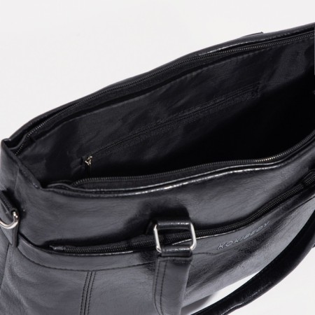 Male bag, black color-5