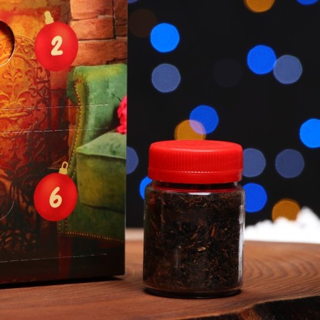 New Year. Tea Advent Calendar "New Year's heart", 215 g-4
