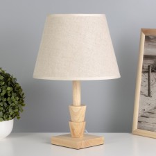 Eln table lamp E27 40W light wood 19.5x19.5x38 cm Risalux