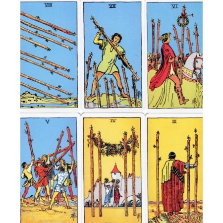 Classical Tarot Wate. (78 cards + 2 empty). Wate-6
