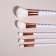 Set of brushes "Unicorn", 5 objects, white color