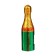 New Year. Chocolate figure "Champagne in a purse", mix, 120 g