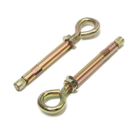 Anchor bolt of scrap, with a ring, galvanized, 12x130 mm, 40 pcs