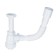 Aquant siphon for washing, 1 1/2 "x40 mm, without release, with a flexible pipe 40x40/50 mm
