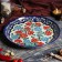 Largan Rishtan ceramics "Flowers", 37 cm, blue