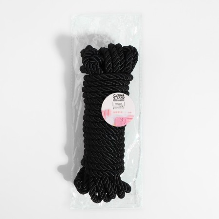 Cord twisted, d = 8 mm, 10 ± 1 m, black color-3