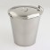A bucket with a lid, 10 l, d = 26 cm, stainless steel