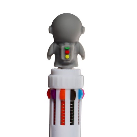 Automatic ballpoint pen "Cosmonaut", 10 color, mix-4