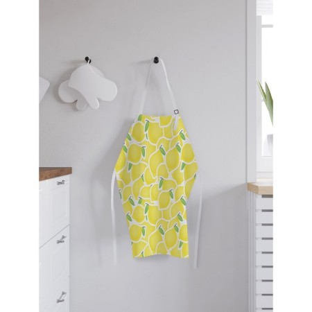 Apron kitchen with a photo print "Lemon canvas", adjustable, size OS-1