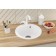 Kitchen wash Ulgran u405-331, d = 495 mm, white color