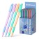 Ballic handle, Erichkrause, U-109 Stick & Grip "Pastel Bloom" needle knot 1.0 mm, blue, rubber holder, mix