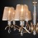 Alcamo chandelier, 8x40W E14, color gold