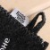 Mitten for a bath with embroidery "on the chill, on the relaxation" gray