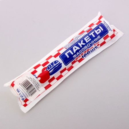 A set of packages of packages, in a roll, 24 x 32 cm, 7 microns, 100 pcs.
