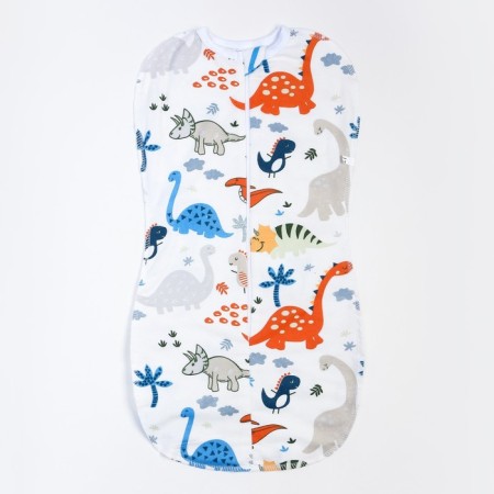 Dinosauric diaplane diaper, flannel 170 g/m, cotton 100%, height 62