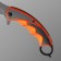 Fighting “Fire” knife 22cm, 82mm blade/2.7mm