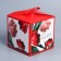 Gift folding box, packaging, "the most beautiful", 12 x 12 x 12 cm