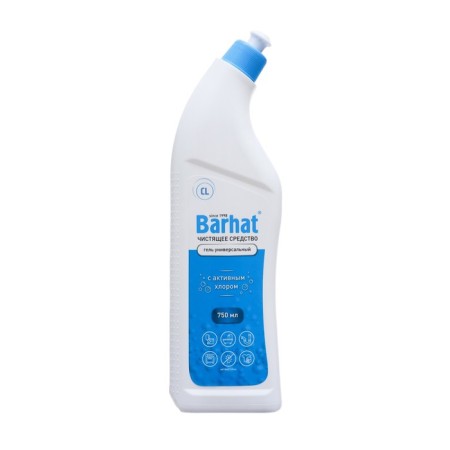 Barhat universal cleaning agent with active chlorine, 750 ml