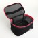 Cosmetic bag grid, 21*14*12, lightning department, black