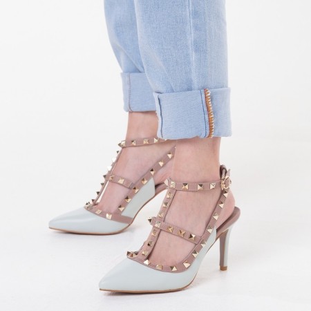 Women's shoes, menthol color, size 35-4