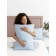 Guten Morgen Diana pillow, size 50x70 cm, blue color