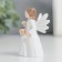 Souvenir Polystone "Angel and Child" MIX 3.3x3x6.5 cm
