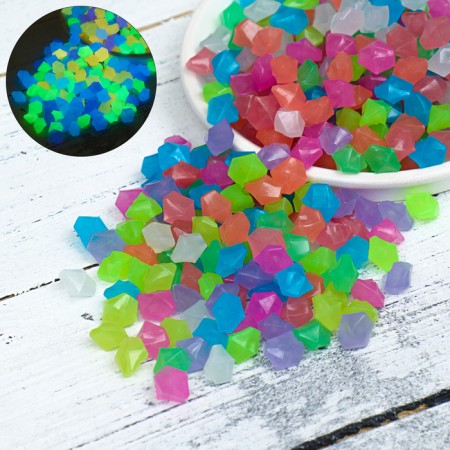 Decorative baby for the aquarium, luminous, 9 - 13 mm, 1 kg, mix