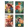 Notepad A6, 40 sheets in a cage, on an anime crest, cardboard cover, block 60g/m2, mix