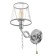 Sconces 662425/1 E14 40W chrome 26x15x26 cm