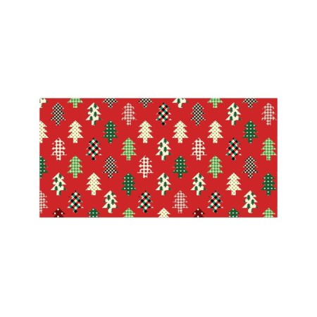 Basket for toys "Scandinavian Christmas trees, size 35x50 cm