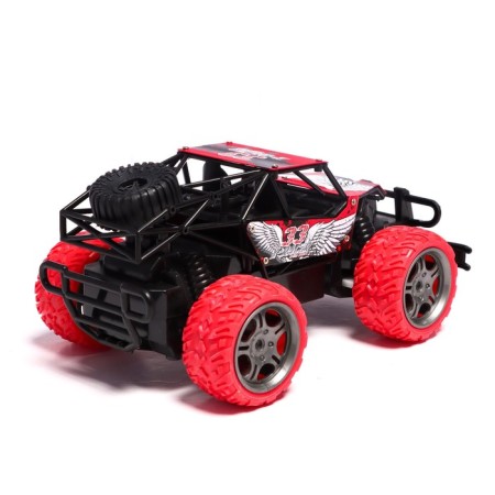 Radio -controlled jeep "Baggi", 1:18, works from batteries, red color-2