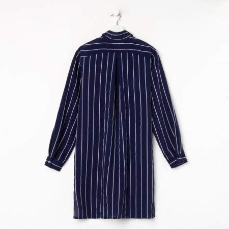 Shirt (shirt) female kaftan "strip", blue color, size 40-42-10