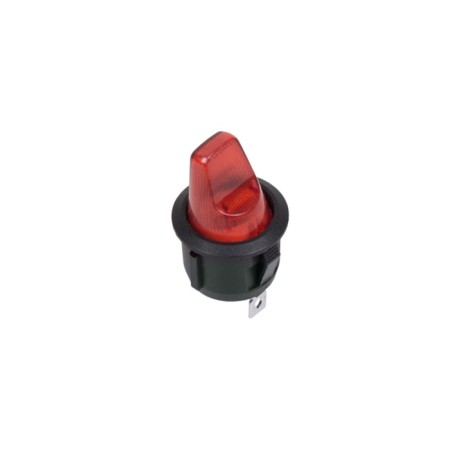 Round keyboard 250V 6A (3C) On-off Red Rexant