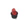 Round keyboard 250V 6A (3C) On-off Red Rexant