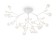 Freya FR5049CL-36W1 Florencia, 980x980x600 mm ceiling lamp, G4, 36x3W, white color
