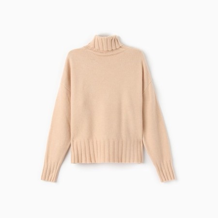 Women's sweater, beige color, one size (46-50)-4