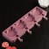 Ice cream form "cats", silicone, 38 × 14.5 × 2.5 cm, 4 cells, white color