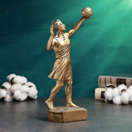 Stele "male volleyball" 14x9x29cm-2