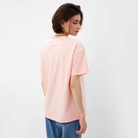 Women's T-shirt Minaku "Heart" Persian color, river 52-4