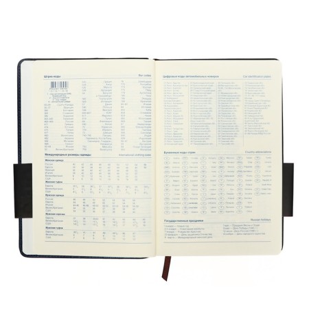 Lowed diary, PVC cover, A5 format, 140 sheets in a cage, metallic, mix-7