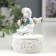 Souvenir Polystone Casket "Snowthrough Angel with an overflowing heart" 8x6.5x5.4 cm